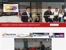 Tablet Screenshot of empresarial.musicaparaelexito.com