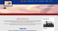 Desktop Screenshot of musicaparaelexito.com